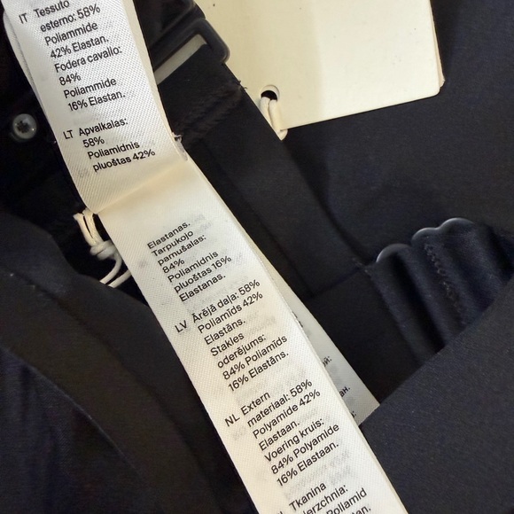 Cos Black Cut Out Scoop Neck One Piece Bandeau Swimsuit - Picture 7 of 8